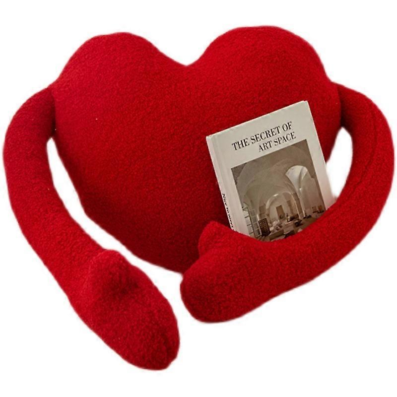 Love - Heart Pillow Soft Plush Heart Shaped Cushion For Warmth, Decorative Throw Pillow For Sofa And Bed