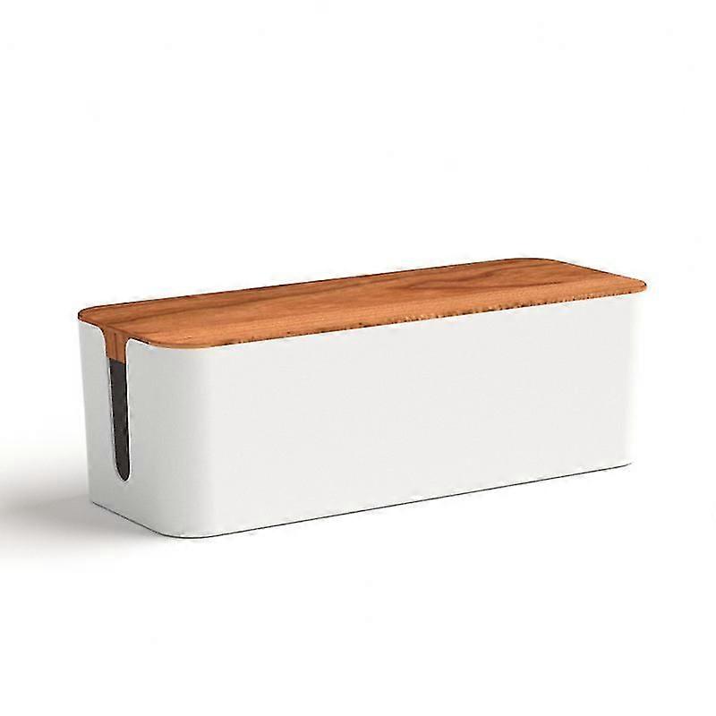 Cable Management Box Large Wooden Style Cable Organizer Box