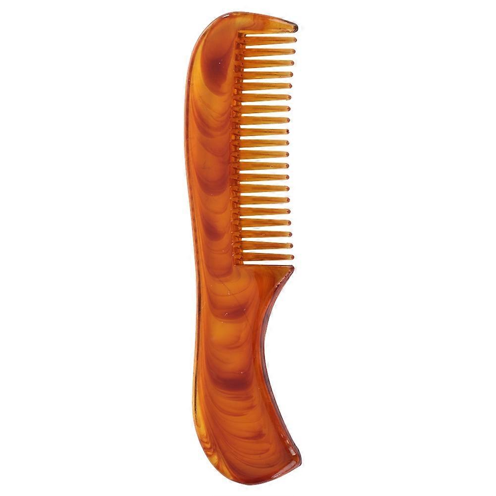 Professional Portable Men Beard Whiskers Comb Tool(Amber)