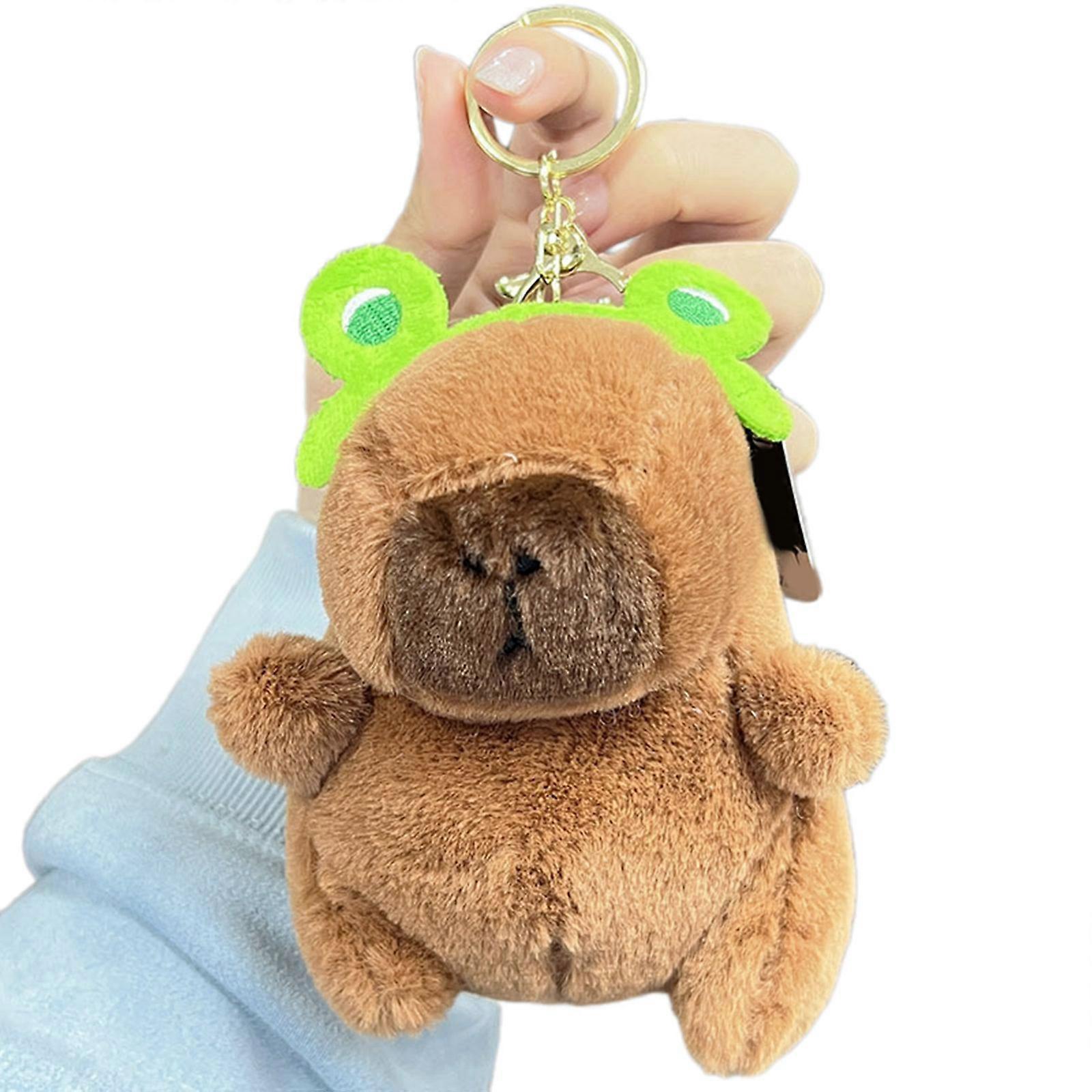 Capybara Školní Taška Přívěsek Klíčenka Velké Zvíře Chlupatý Roztomilý Kreslený Přívěsek Pro Chlapce Dívky Prodejní Automat