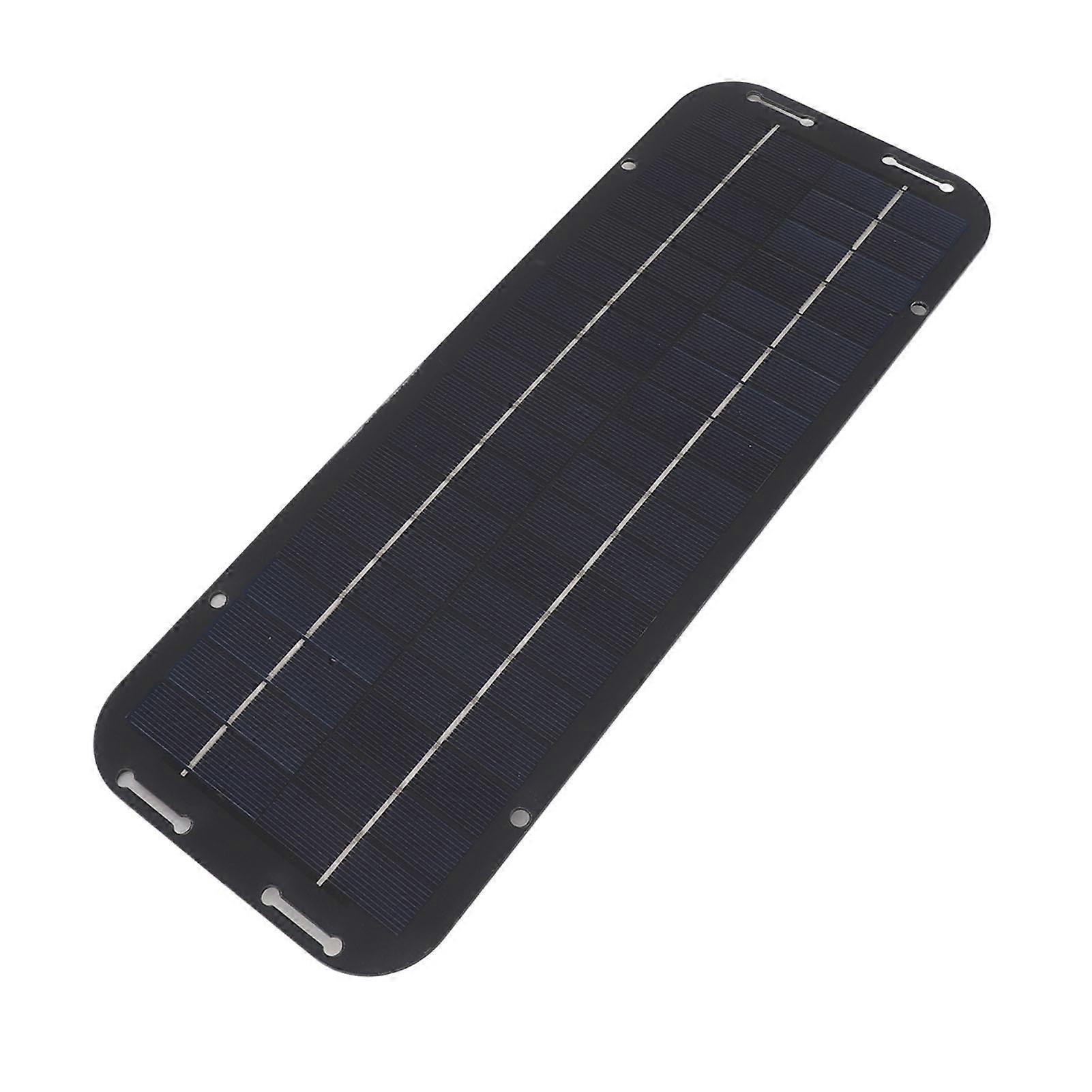 Solar Panel Kit 6W 12V Type C Multi Interface Safe with Solar Controller 100A Monocrystalline Solar Panel Kit for Emergency Charging Outdoor