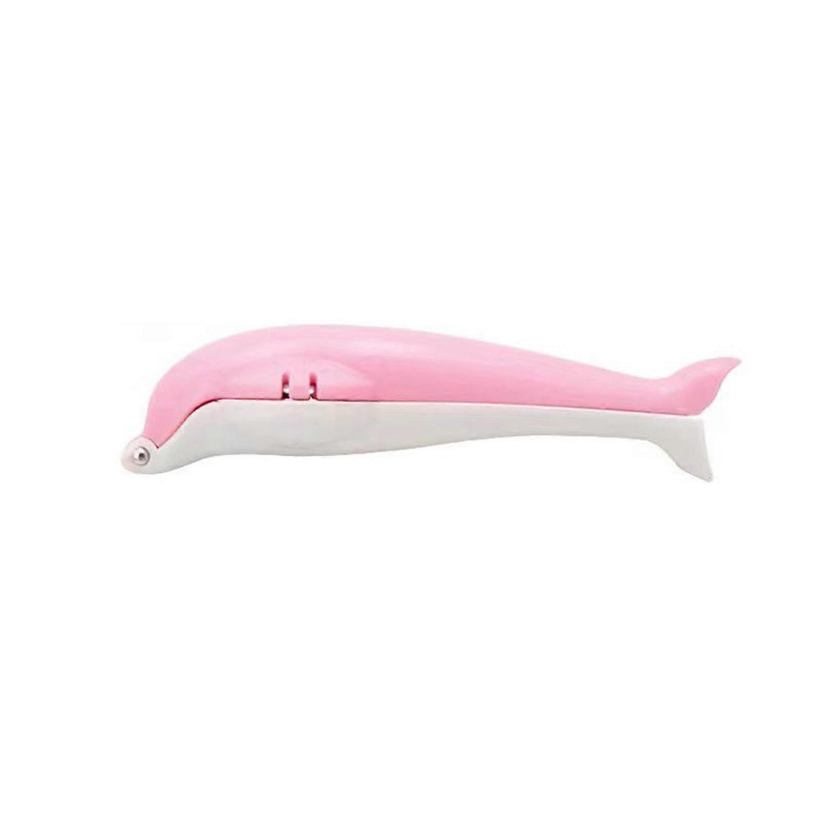 Quick Chestnut Clip Walnuts Pliers Dolphin Shaped Nut Crackers Sheller Nut Opener Kitchen Cutting Tool Plastic Material  Pink