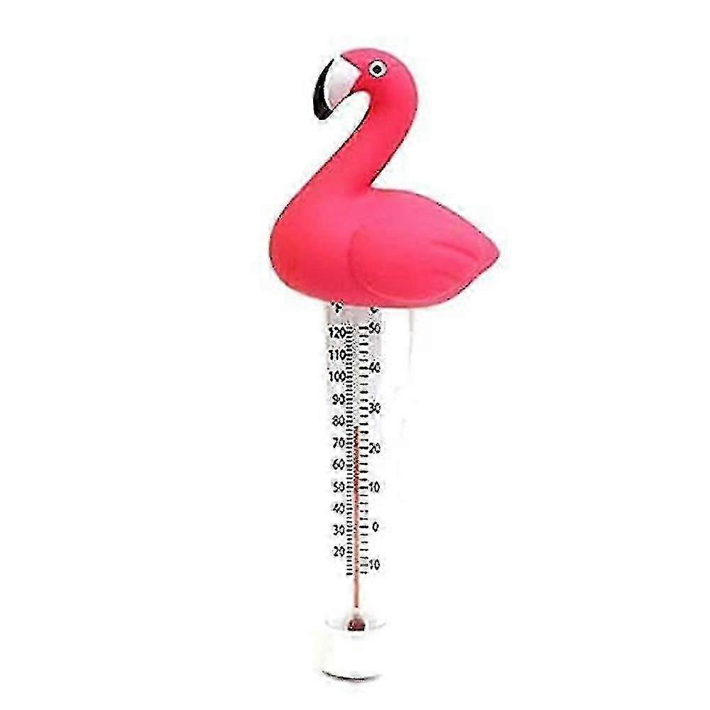 -floating Pool Thermometer, Floating Flamingo Water Thermometer For Outdoor And Indoor Swimming Pools Spas Jacuzznew For 2024 Dg