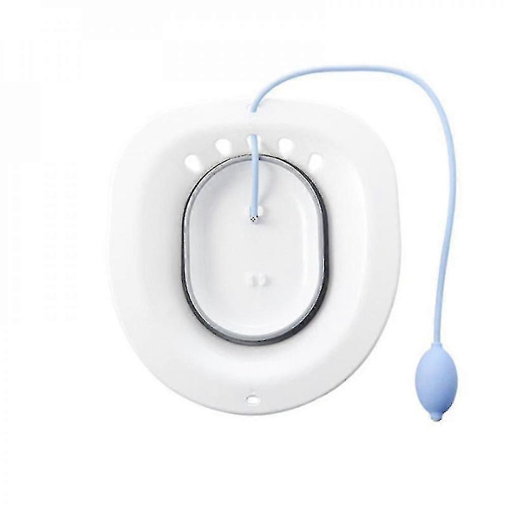 화장실을 위한 앉은 목욕 - 치질 처리, 산후 배려, 임산부, 회음부, 외음 절개술 적신 구호를 위한 휴대용 앉이 목욕 물동이, 안