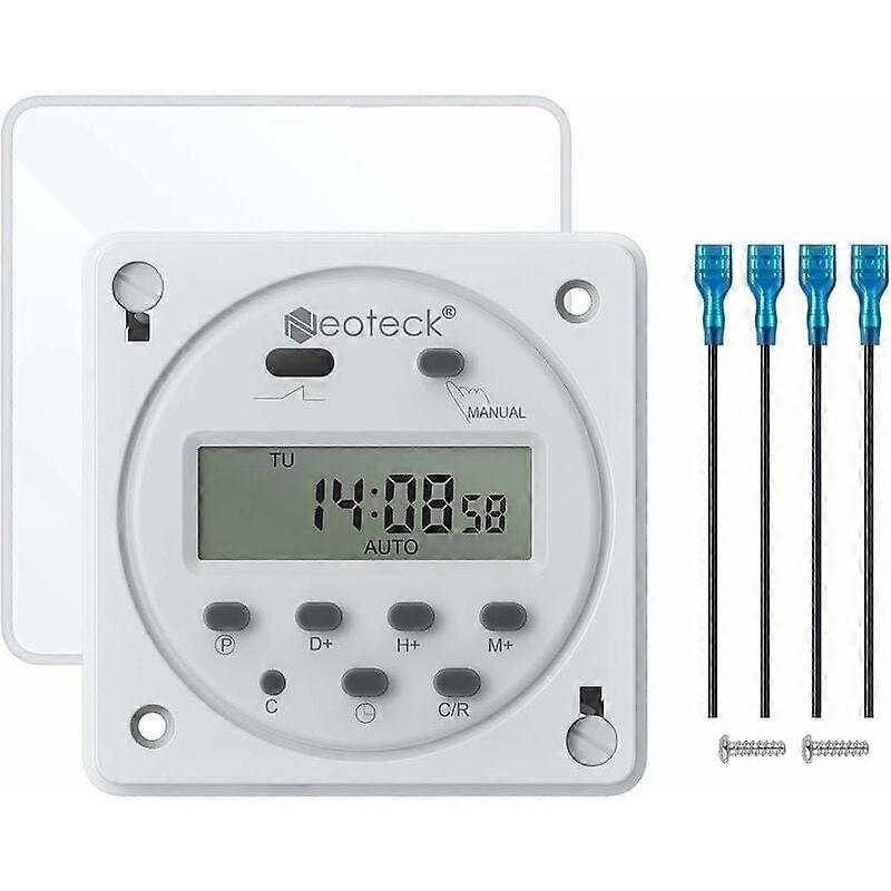 Programmable Electrical Timer Socket with Digital LCD Display.
