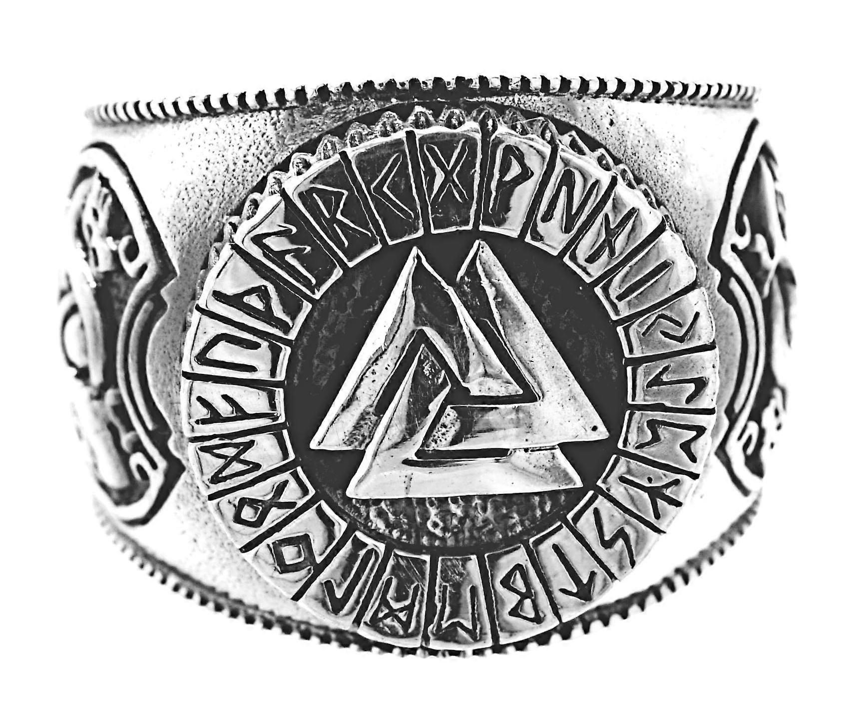 Ring Wotan's knot Valknut, size 52-74 (wota1) - Silver