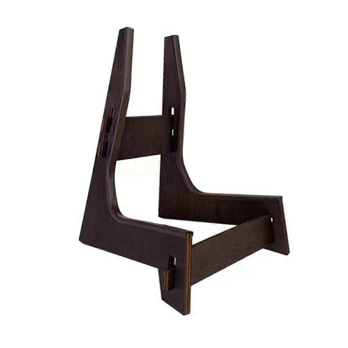 Gitarr Golvfäste Avtagbart Trä Gitarrställ Ukulele Hold Violin Akustisk Gitarr Universal Förvaringsställ D