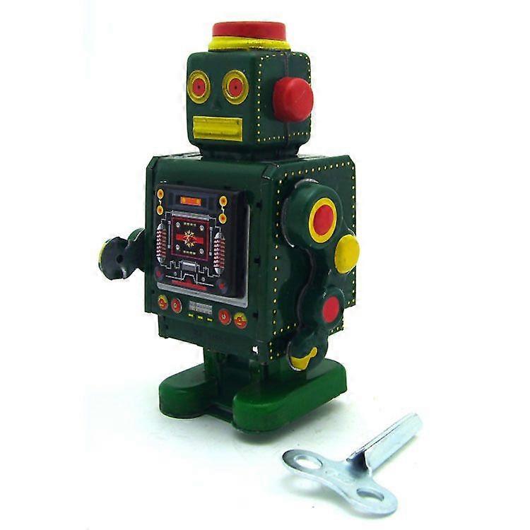 MS519 Robot Clockwork Toy Photography Props Tin Toys