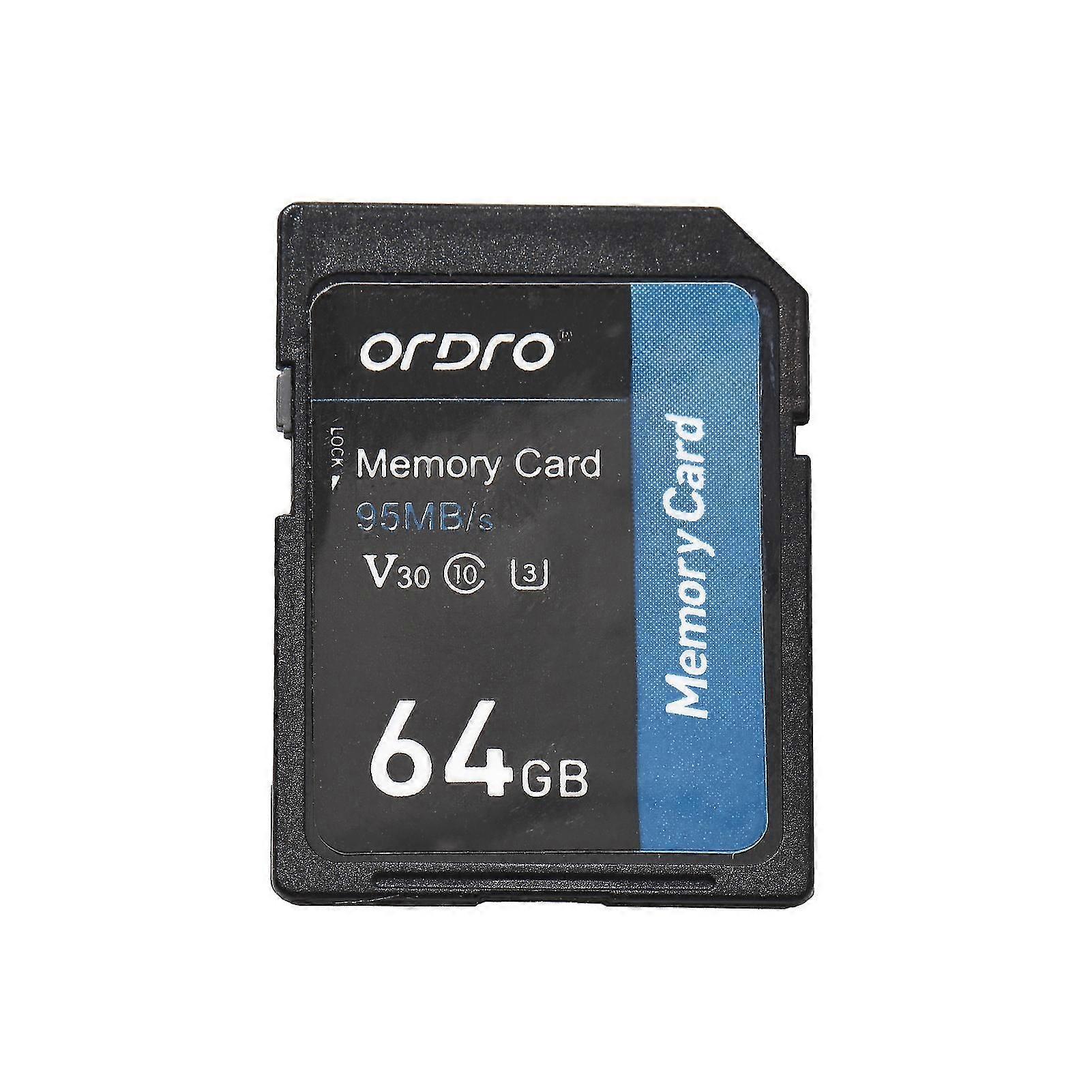 64gb Memory Card V30 Class 10 Sd Card 95mb/s High Speed
