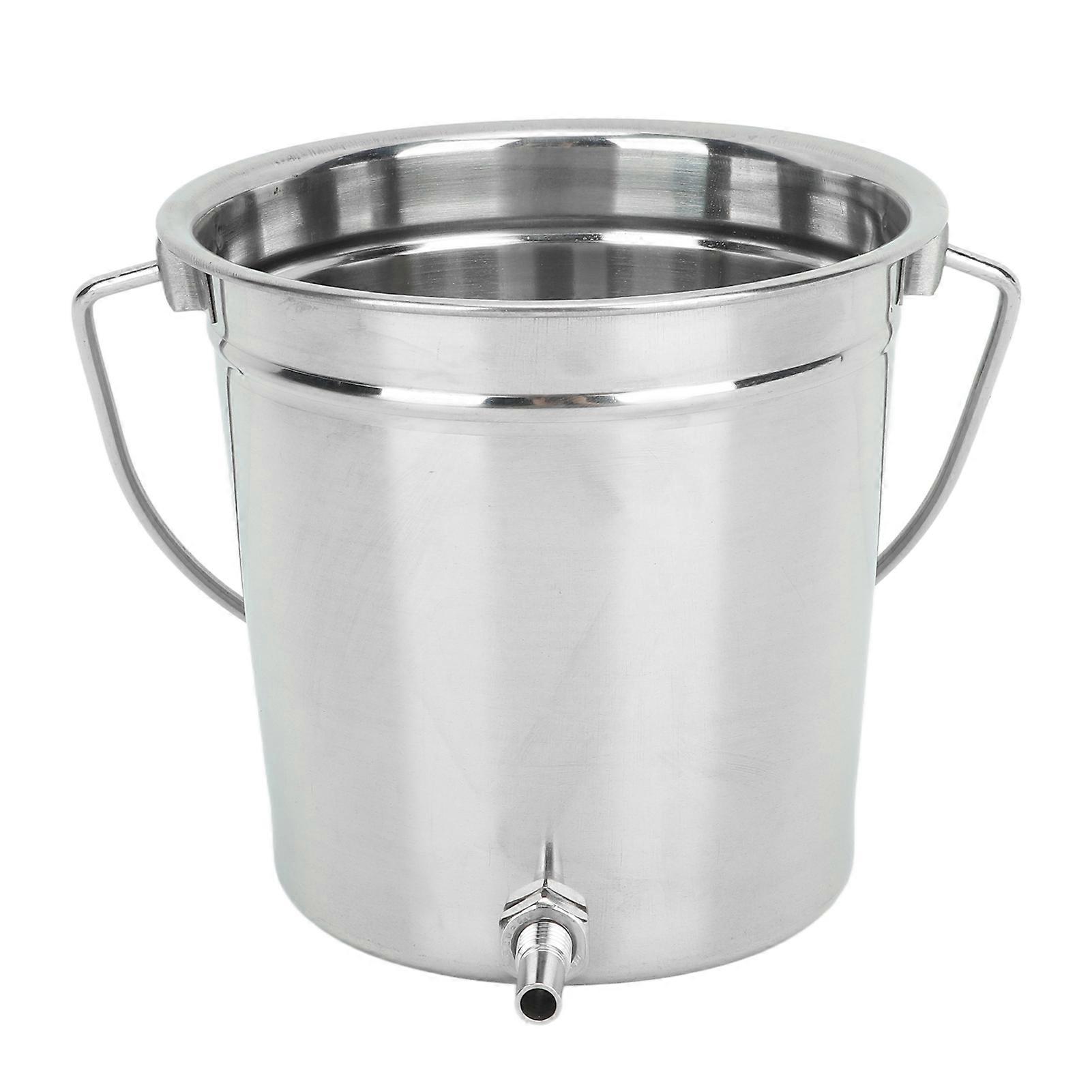 Enema Bucket Kit Stainless Steel Reusable Home Colon Cleansing Bucket for Health Care Tool 1.3L