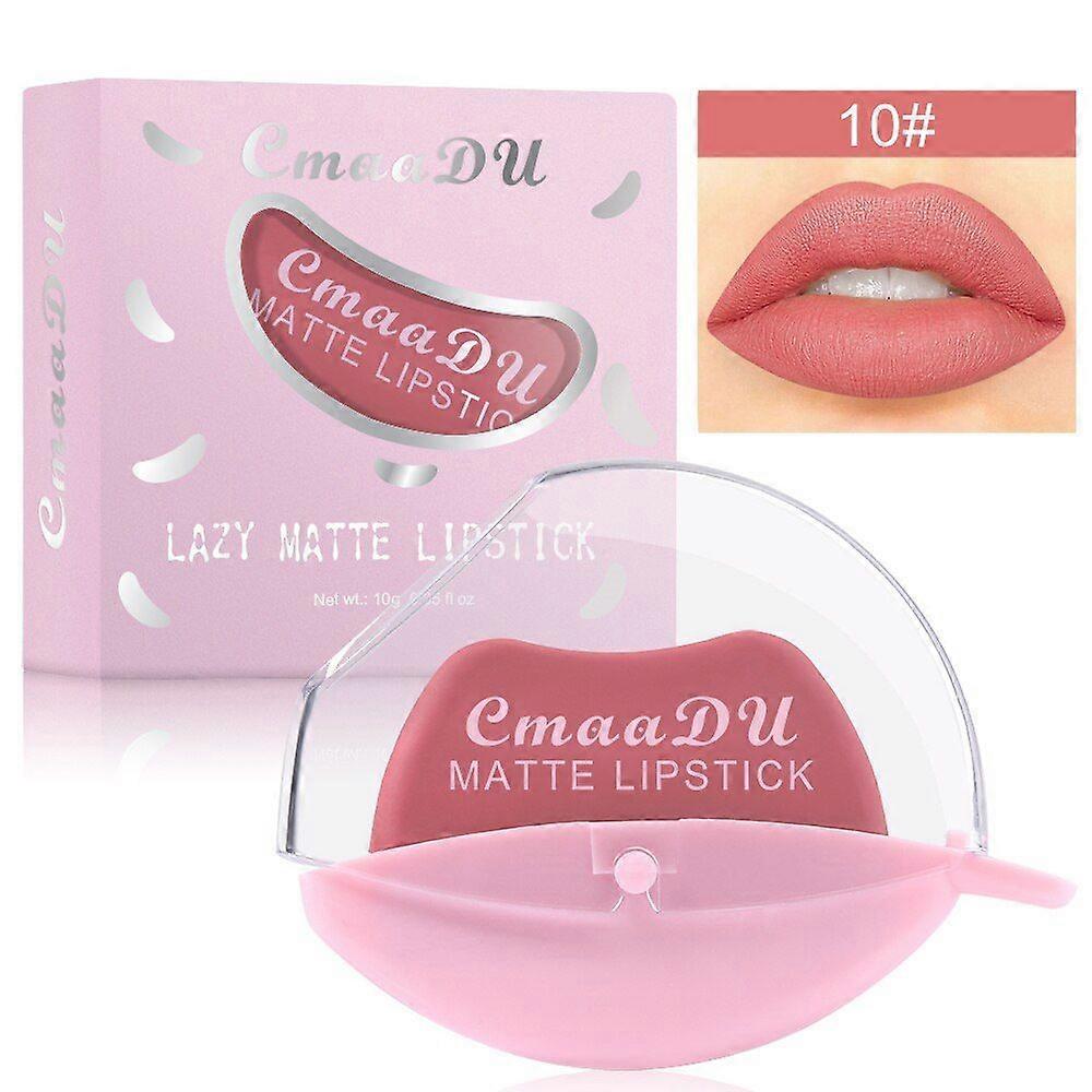 Creative Squeeze Into Lazy Lipstick Lip-shaped Lipstick Moisturizing Velvet
