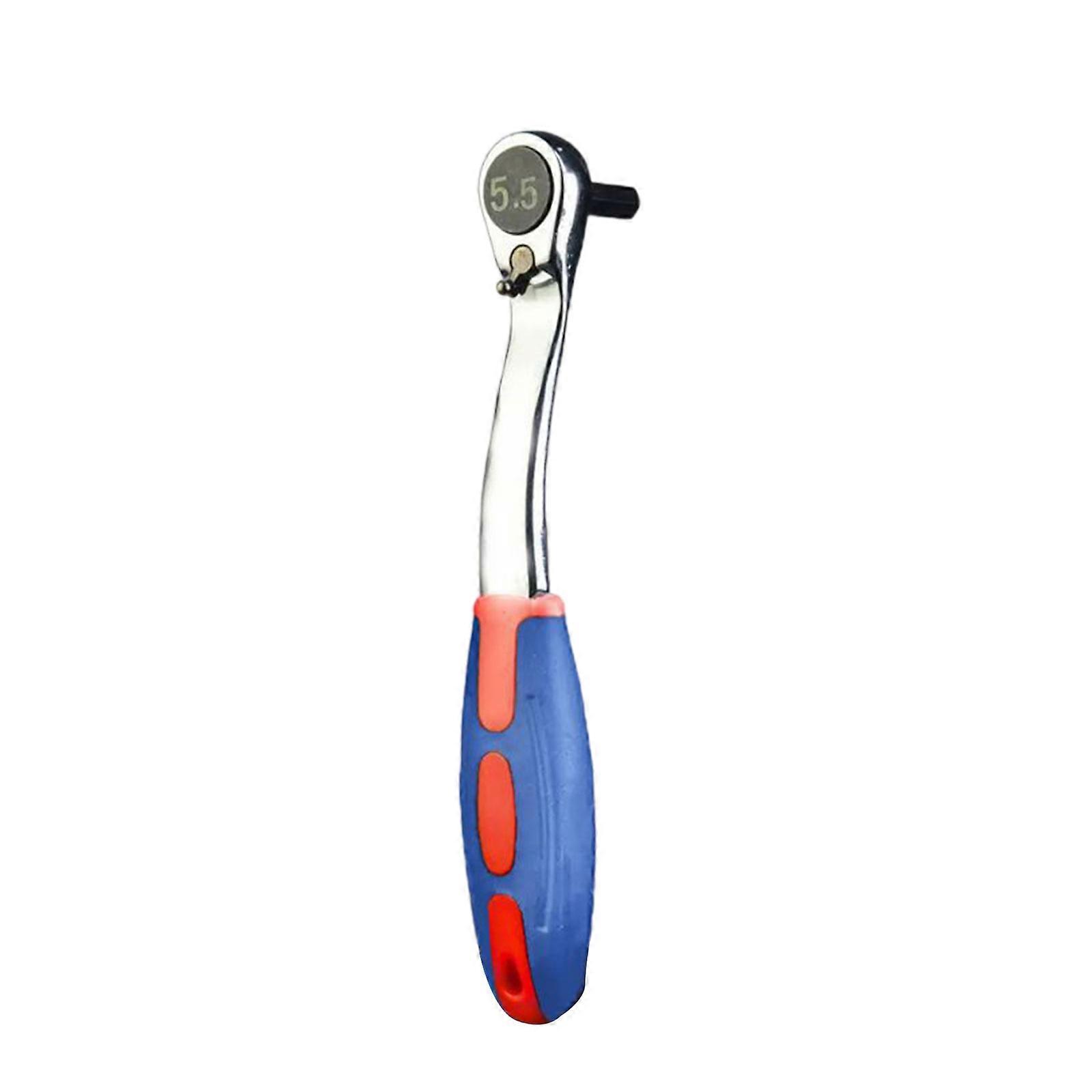 72 Diş Cırcır Lokma Anahtarı Mini 1/4 İnç Tek Uçlu Tork Anahtarı Anahtar Çubuk Kendinden Sıkmalı Ayarlanabilir Anahtar 5.5mm