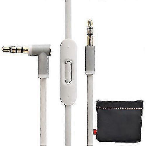 Replacement Audio Cable with Inline Remote/Mic for Beats Headphones - Compatible with SoloHD, Studio, etc.
