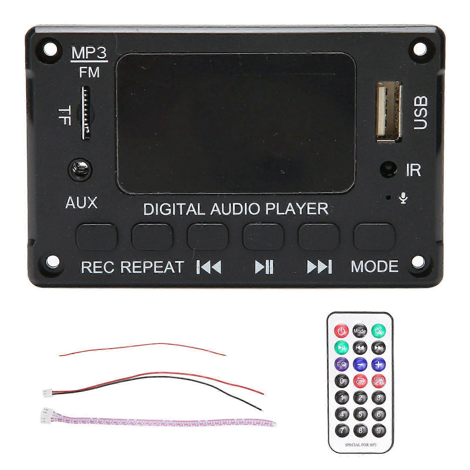 Bluetooth decoder board 2x40W Bluetooth MP3 decoder board module supports memory card USB FM radio
