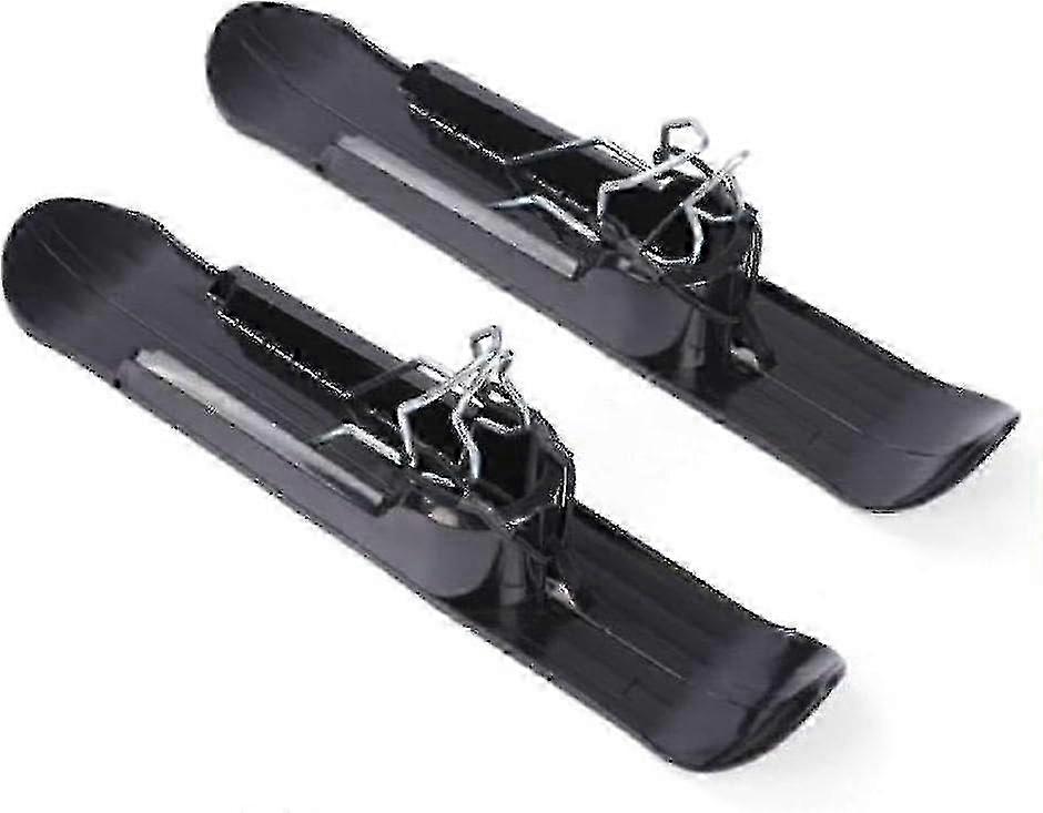 Kannettava hiihtokelkkakiinnitys rattaille, polkupyörille ja pyörätuoleille - Suksilevyn pyöränterät ulkoiluun lumella Edition a