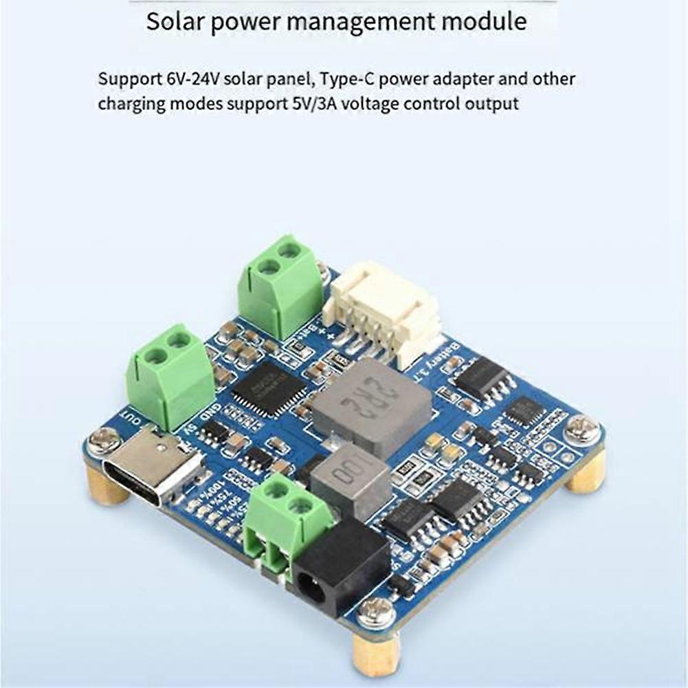 Solar Power Manager Module MPPT Supports 6V-24V Solar Panel