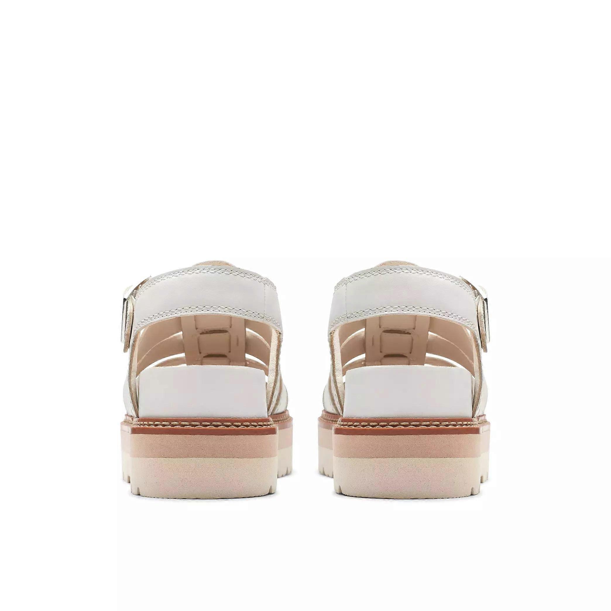 Sandalias Clarks Orianna Twist Para Mujer - Cuero Negro, Suela De Goma, Diseño Twist En La Tira