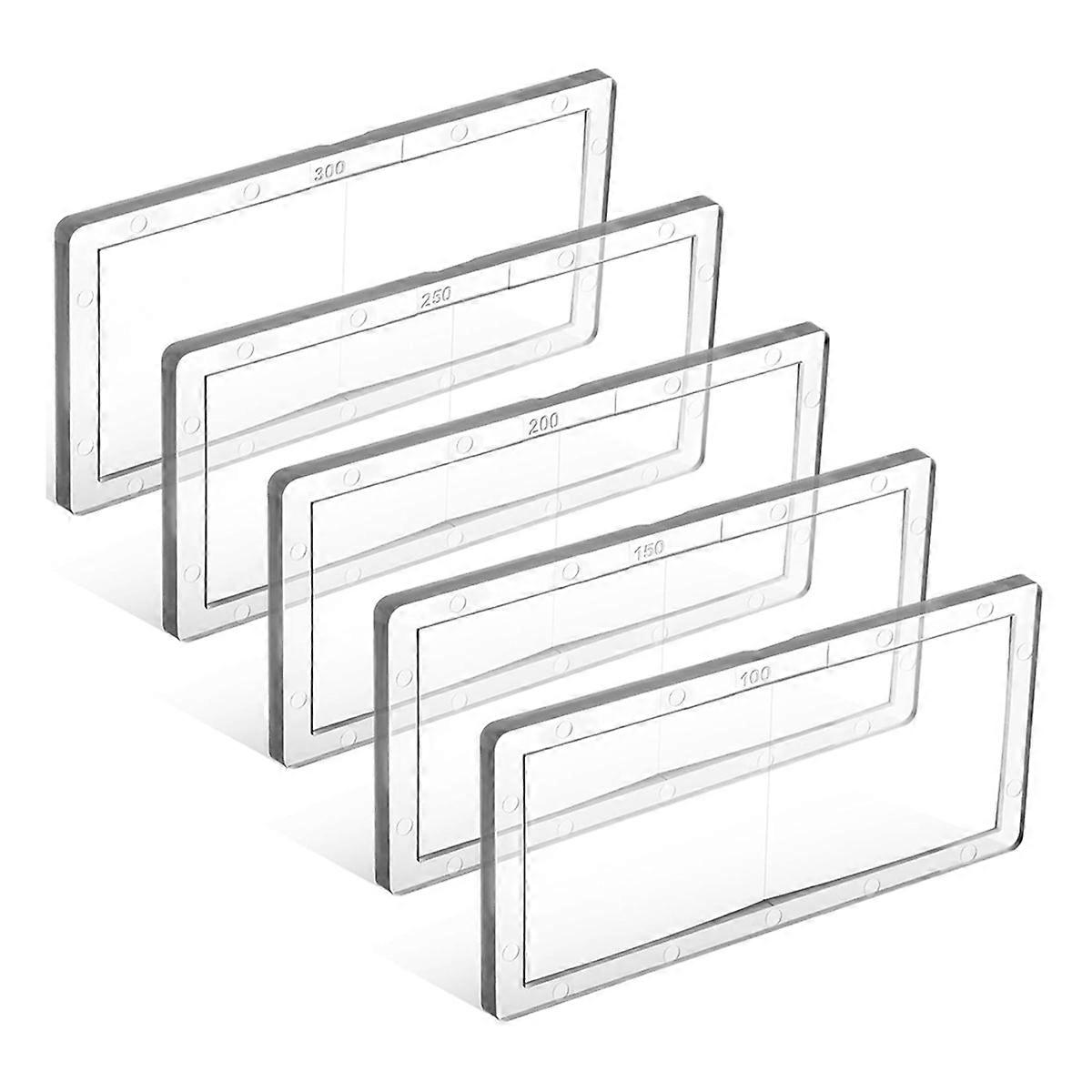 5Pcs Magnification Welding Lens 2X4.25 inch Welding Magnifying Lens