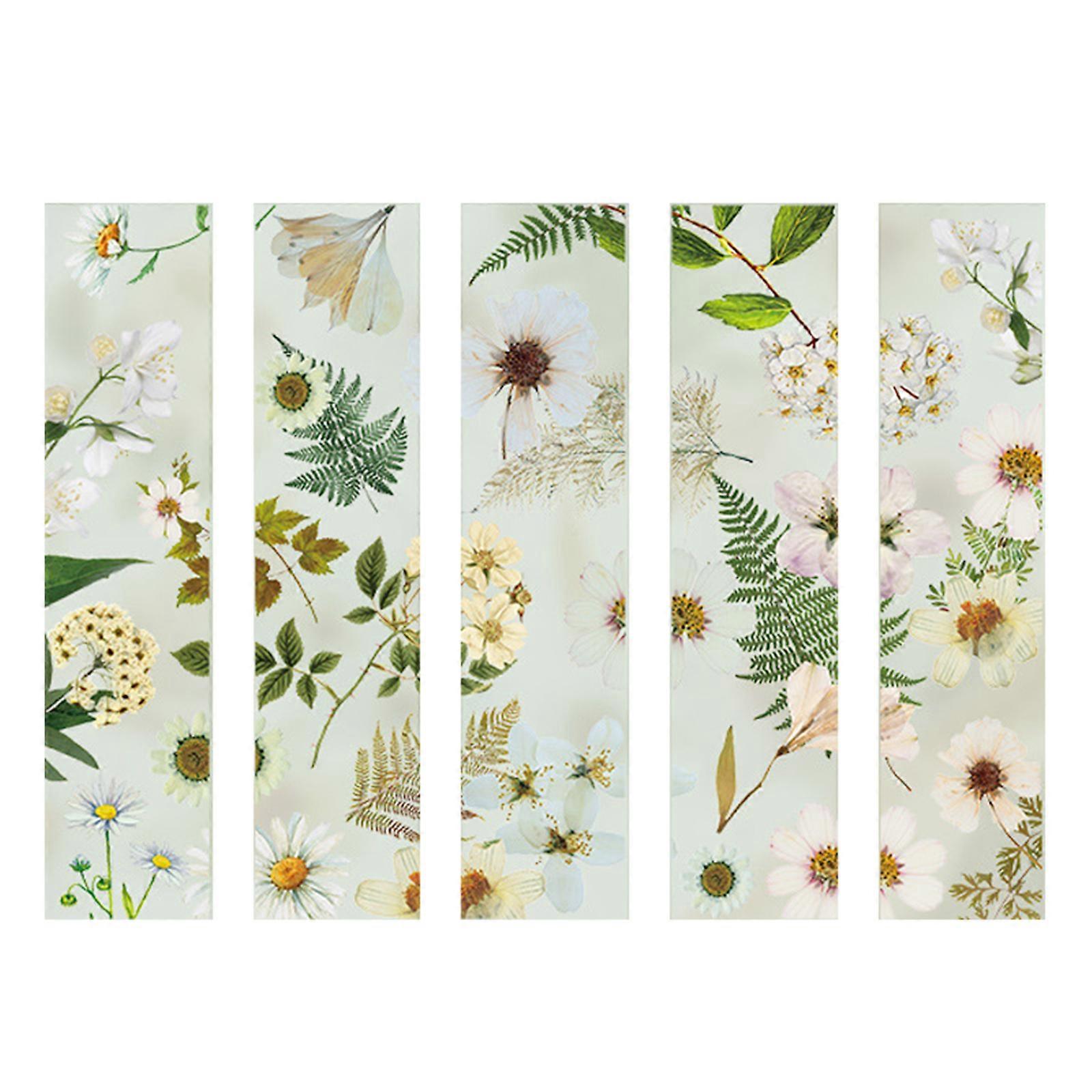 Dried Flower Book Marks with Pendant for Book Lovers Gift Handmade Page Mark Unique Vintage Bookmarks Clear Bookmarks