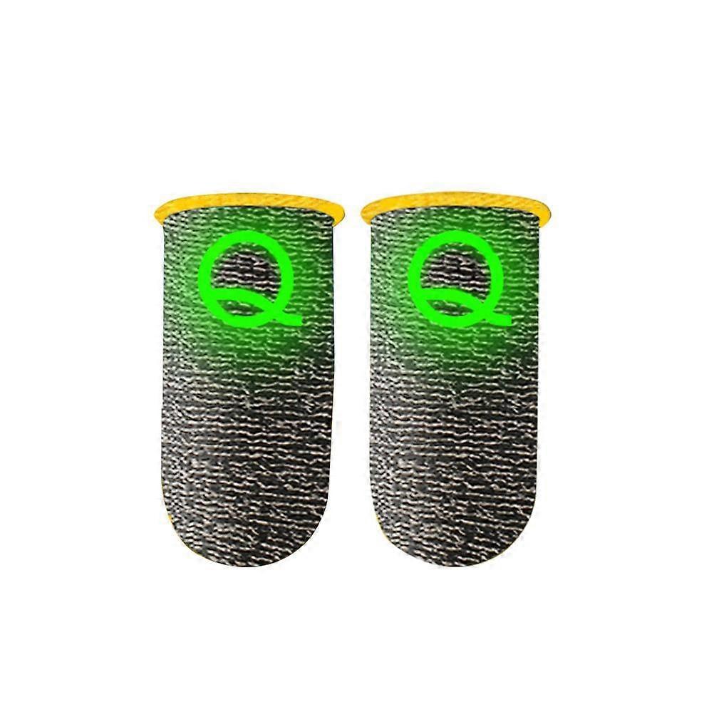 2Pcs Luminous Mobile Gaming Controller Finger Sleeves Mobile Game Gloves Touch Screen Finger Cots