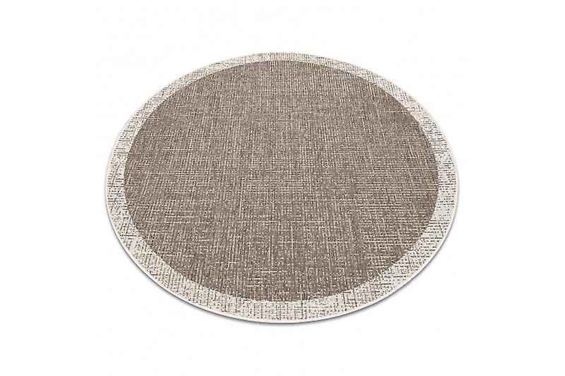地毯 SIZAL FLOORLUX 20401 Frame CIRCLE 灰褐色 / 香槟色