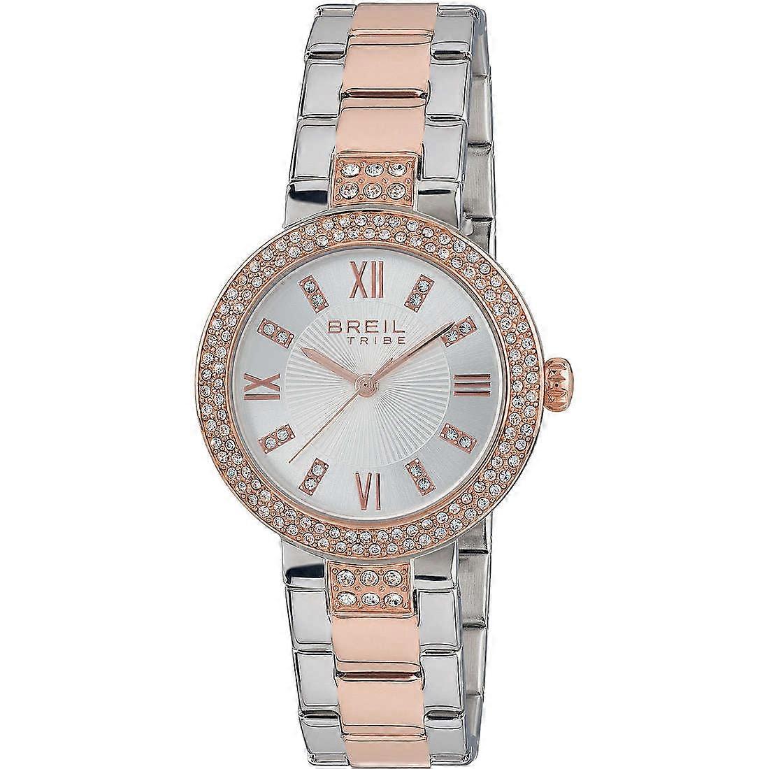 Breil Dance Floor Ew0420 Women's Quartz Watch - Silver Dial, Two-tone Stainless Steel Bracelet