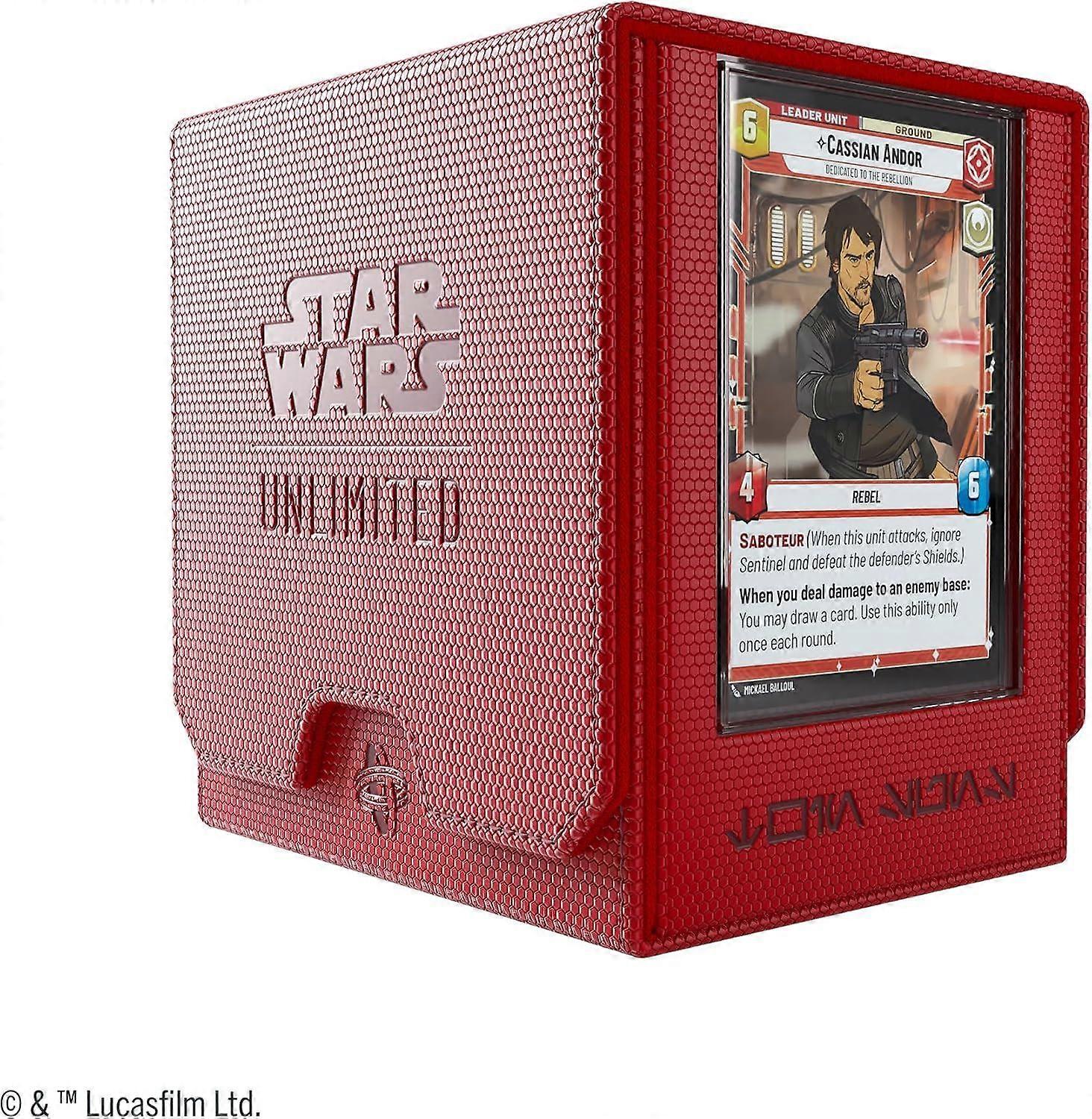 Gamegenic Star Wars Unlimited Twin Suns Deck Pod - Red