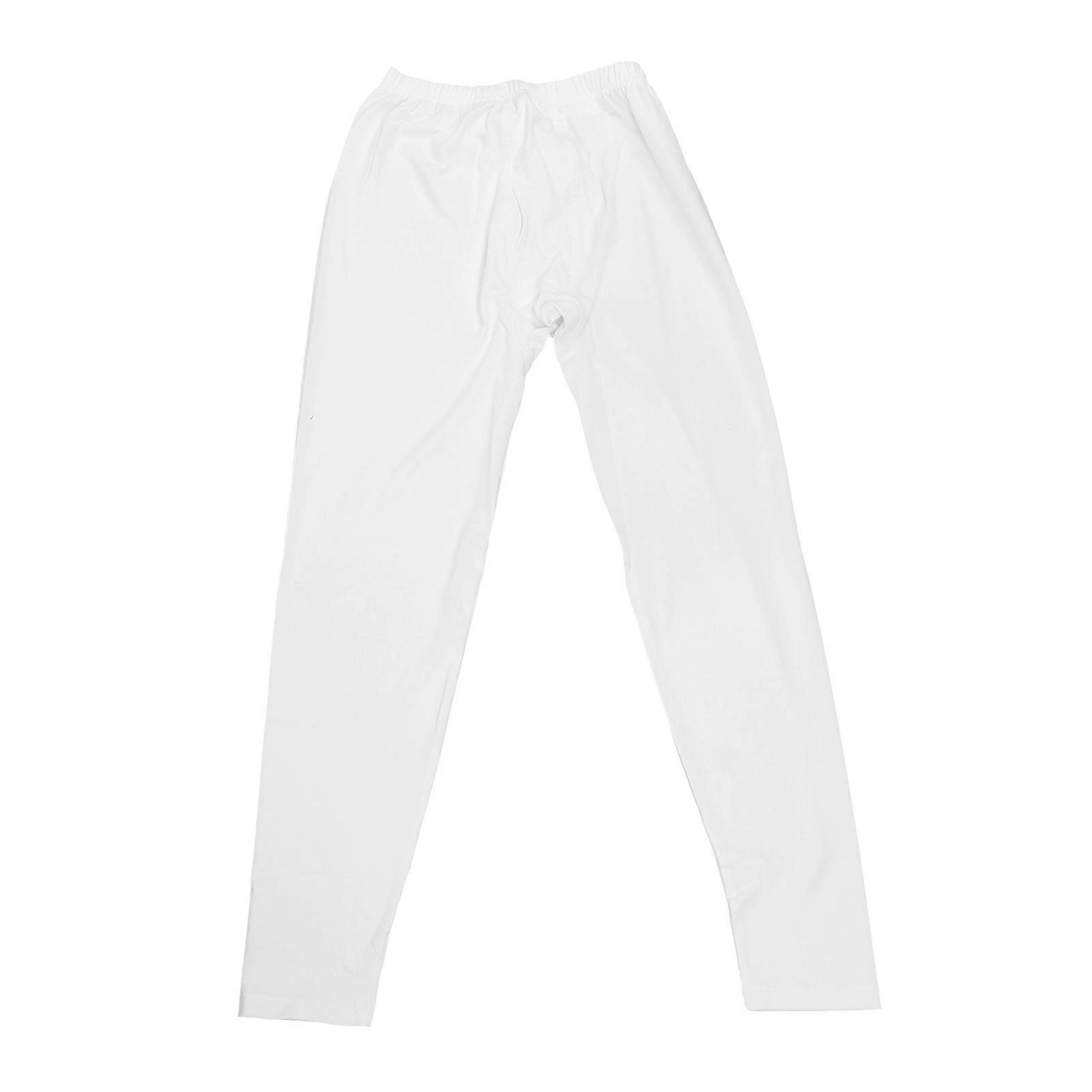 Thermal Long Johns Pants Soft Highly Elastic Breathable Skin Friendly Warm Keeping Underwear Pants for Men