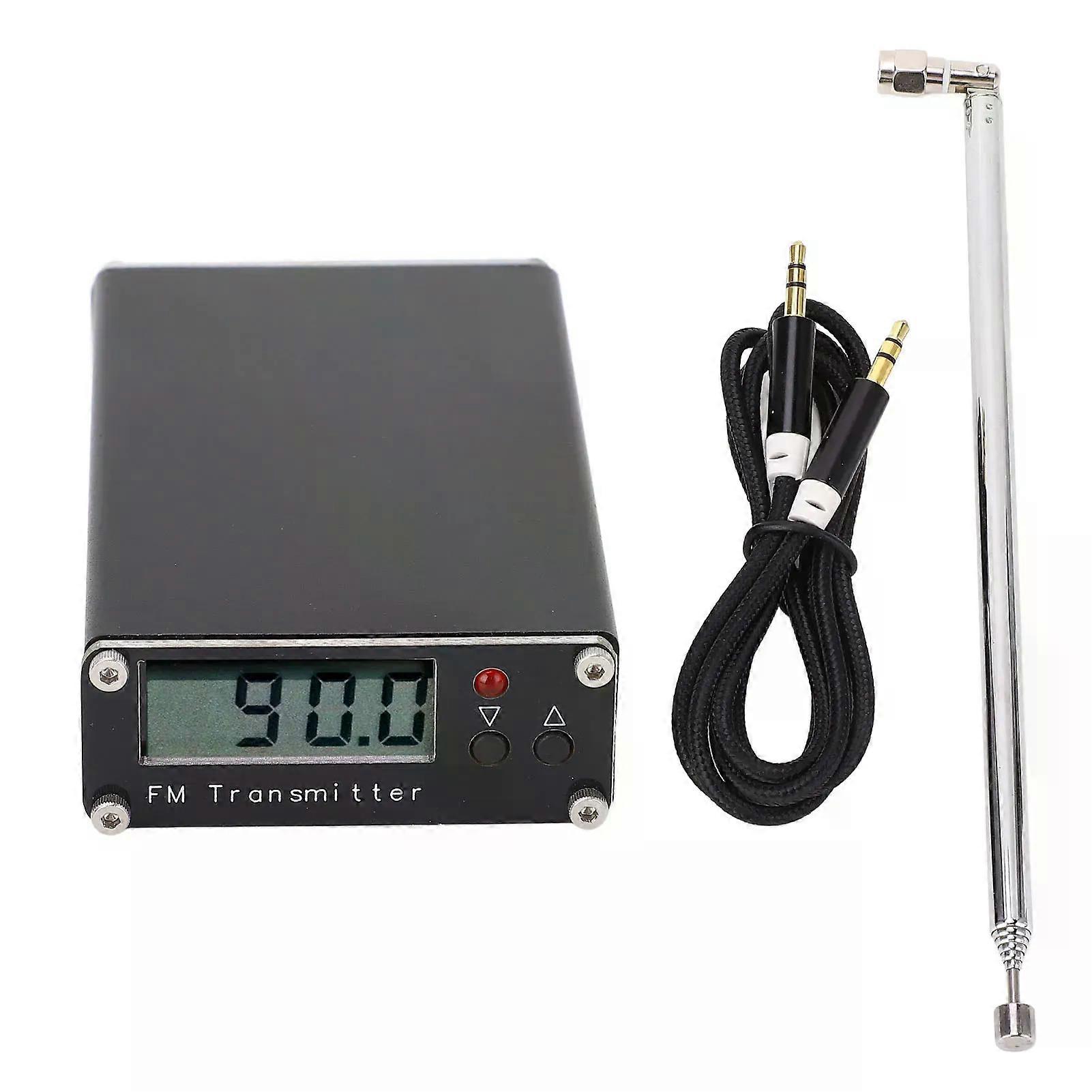 FM Broadcast Transmitter 05W 2KM Long Range 76108MHz Shortwave Sound Signal Stereo Station for Car