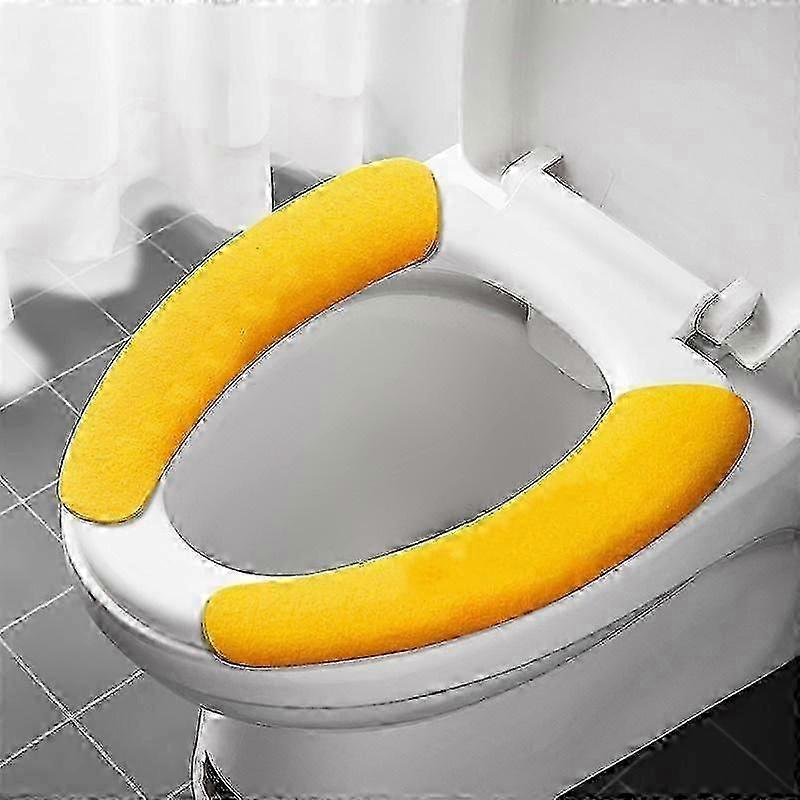 1 Paar WC-Sitzkissen Universal WC-Abdeckung Selbstklebendes WC-Sitzbezugspolster