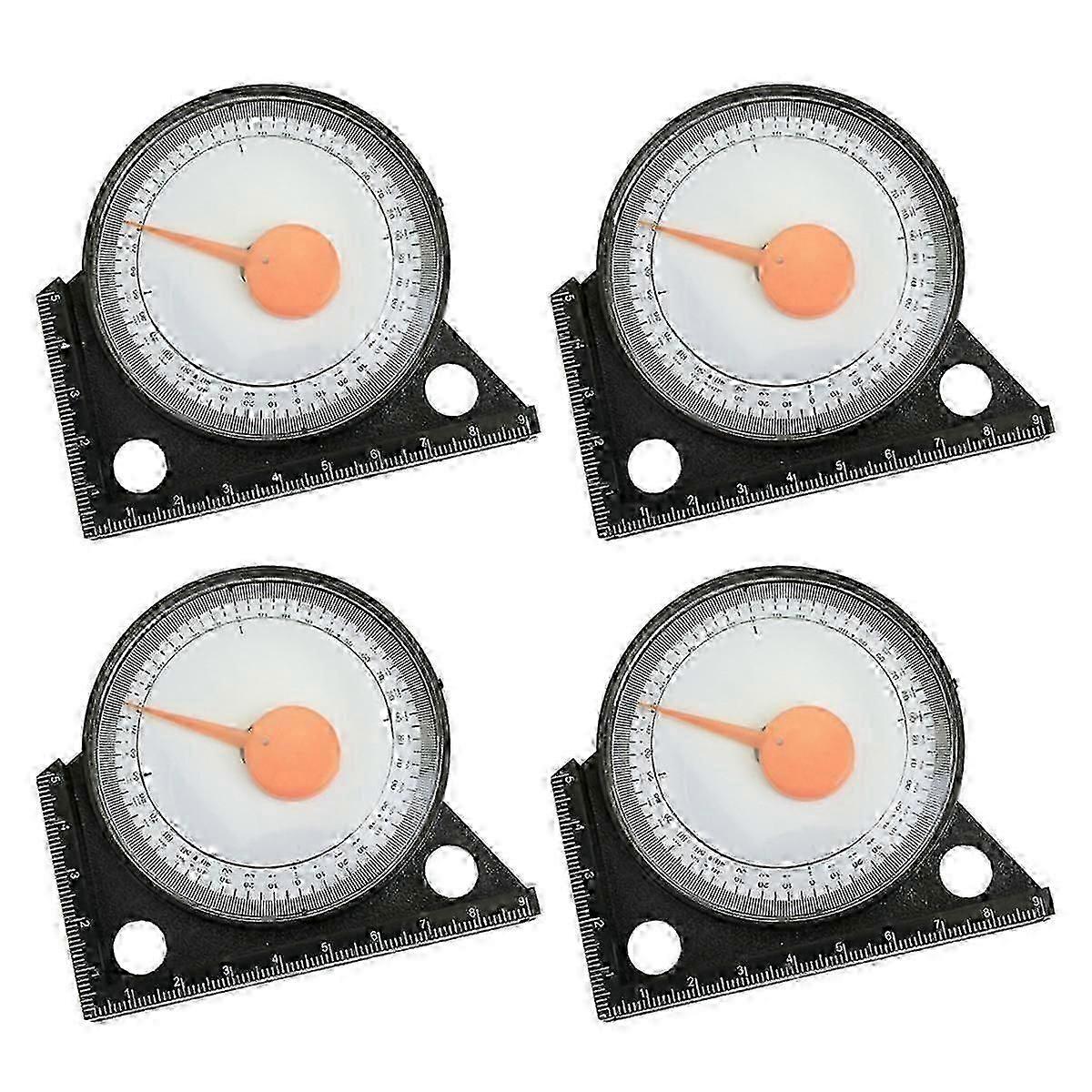 Multifunctional Plastic Angle Meter, Slope Meter, Angle Meter, Pointer Type Horizontal Angle Meter with Scale