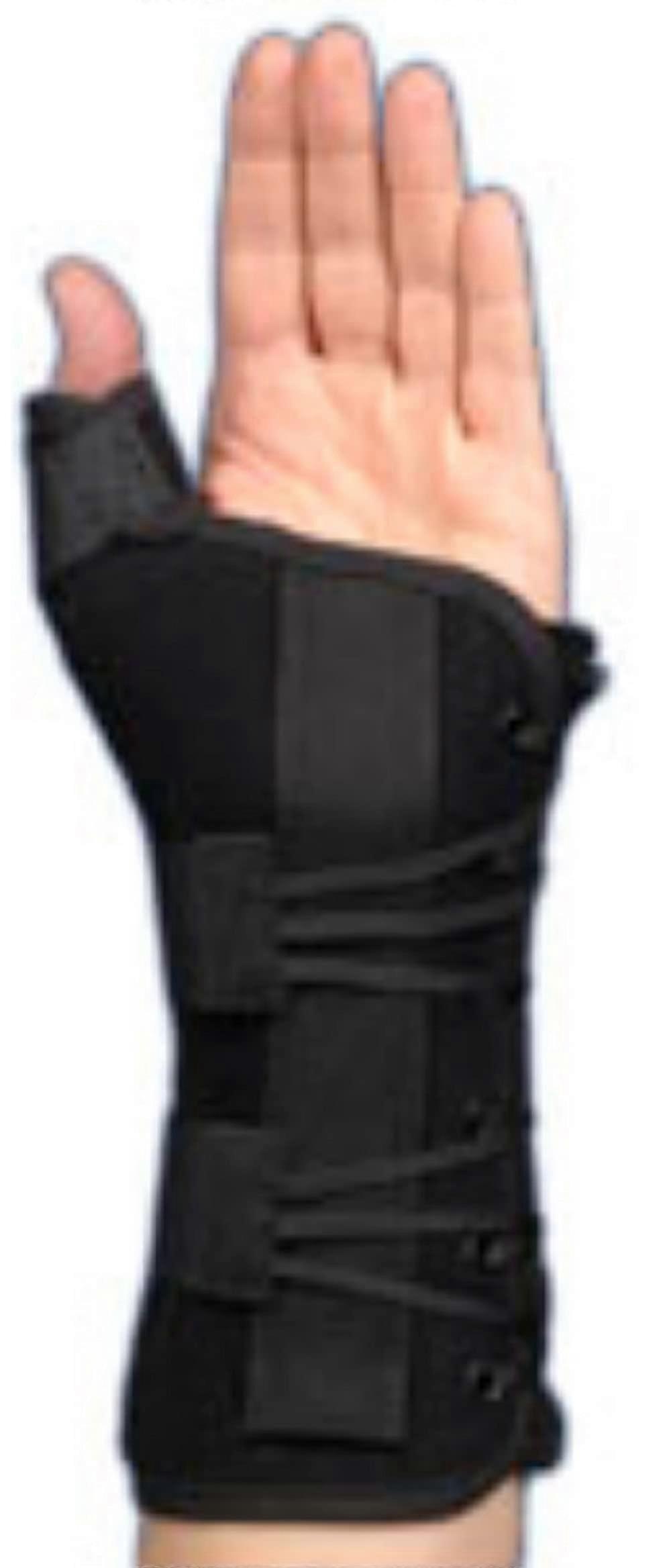 Ryno Lacer Wrist & Thumb Support, Black Medium Left