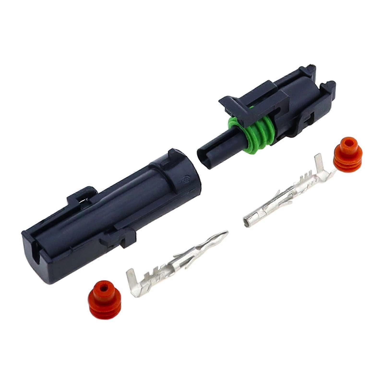 Weather Pack Electrical Socket Connectors 1 Set 1P 2P 3P 4P 6P Male And Female For GM Vehicles