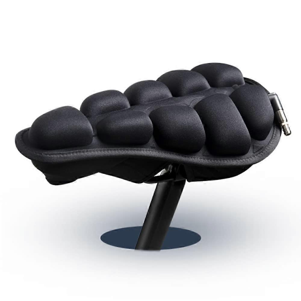 Inflatable Airbag Bike Seat Cover, Comfortable Breathable Bicycle Seat Cushion, Universal Fit, Waterproof Material, Ergonomic Design