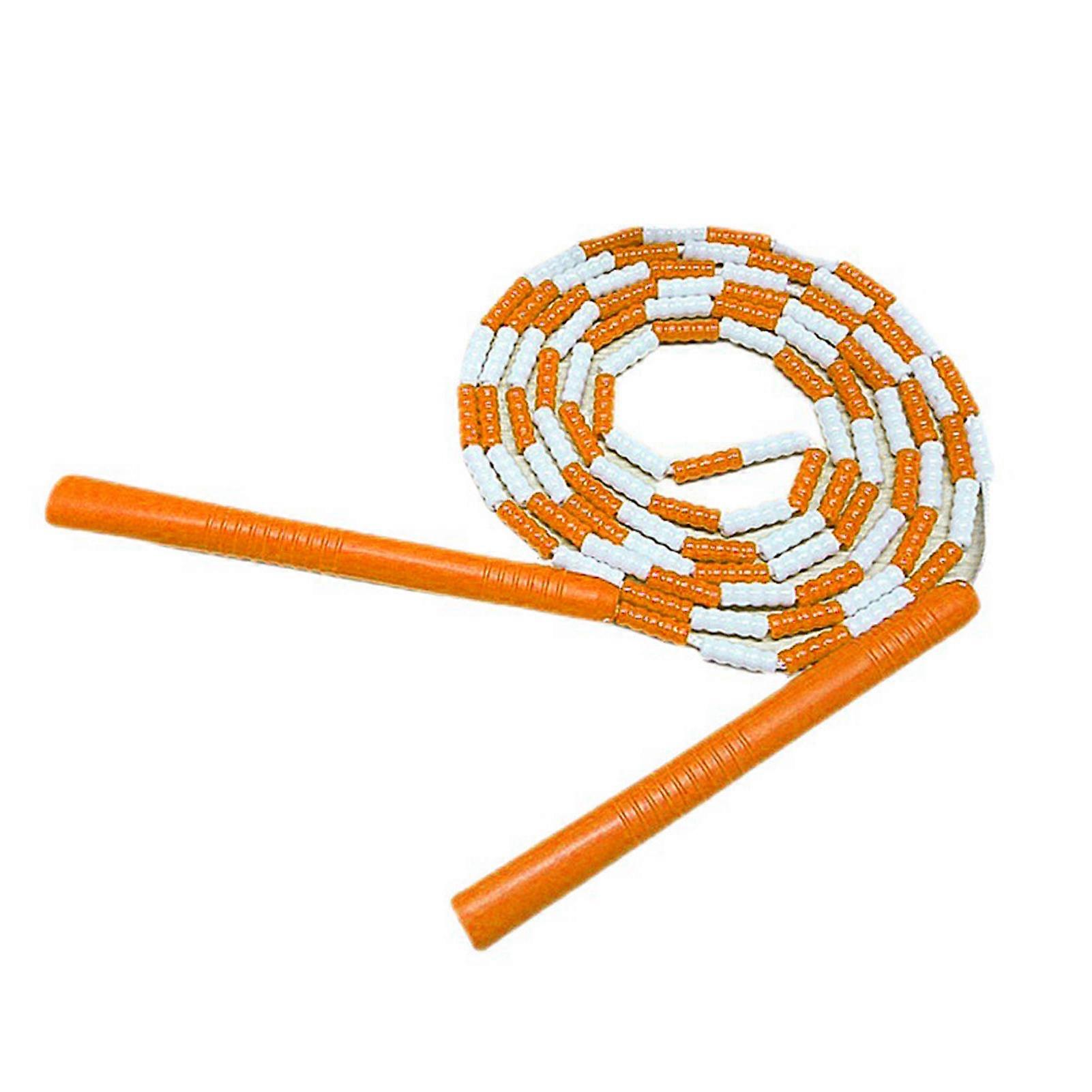 Plastic Flexible Adjustable Jump Rope for Workout Training Orange