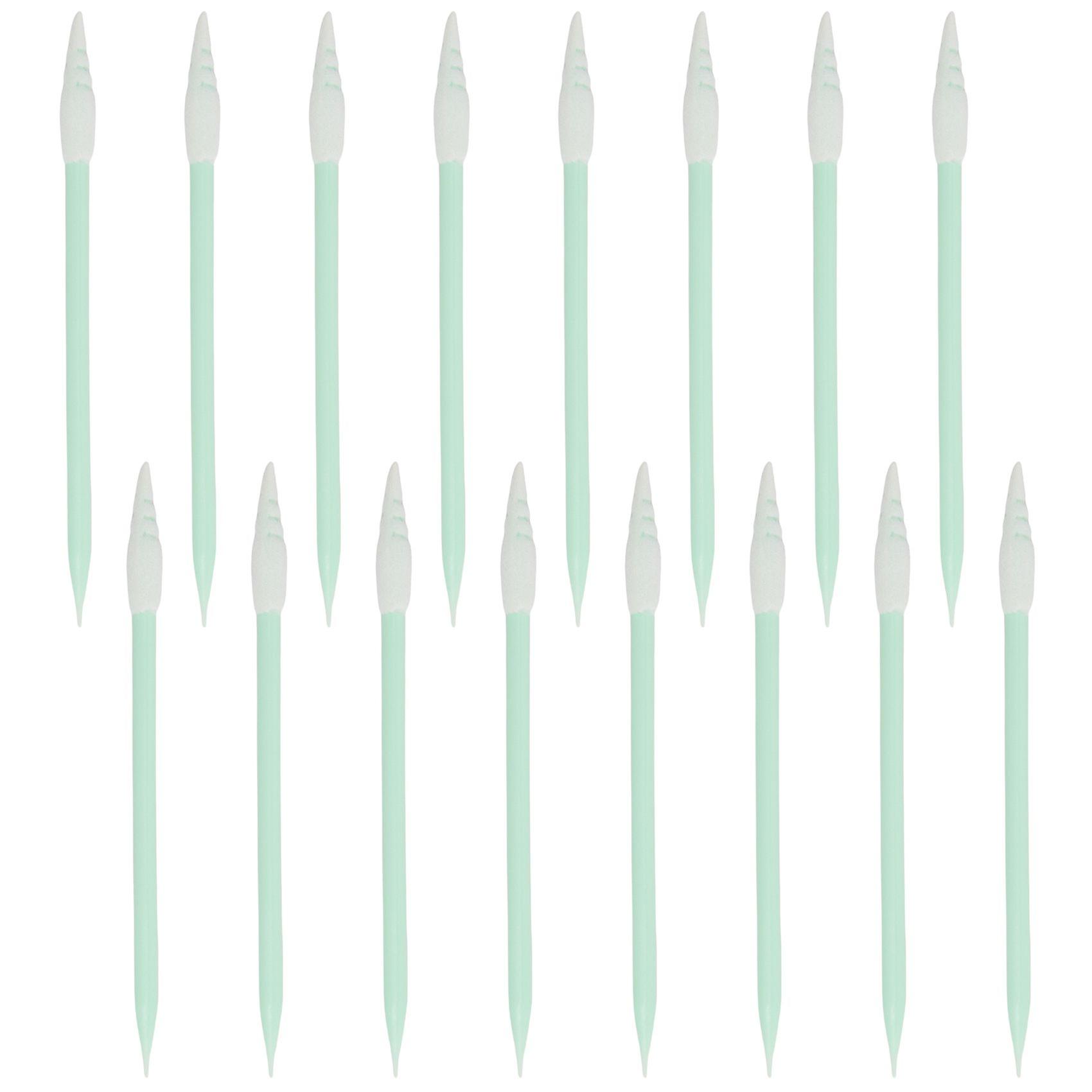100Pcs/Pack Spiral Pointed Tipped Foam Cleaning Swab Lint Free Sponge Sticks Cotton Swabs Double Head Cotton