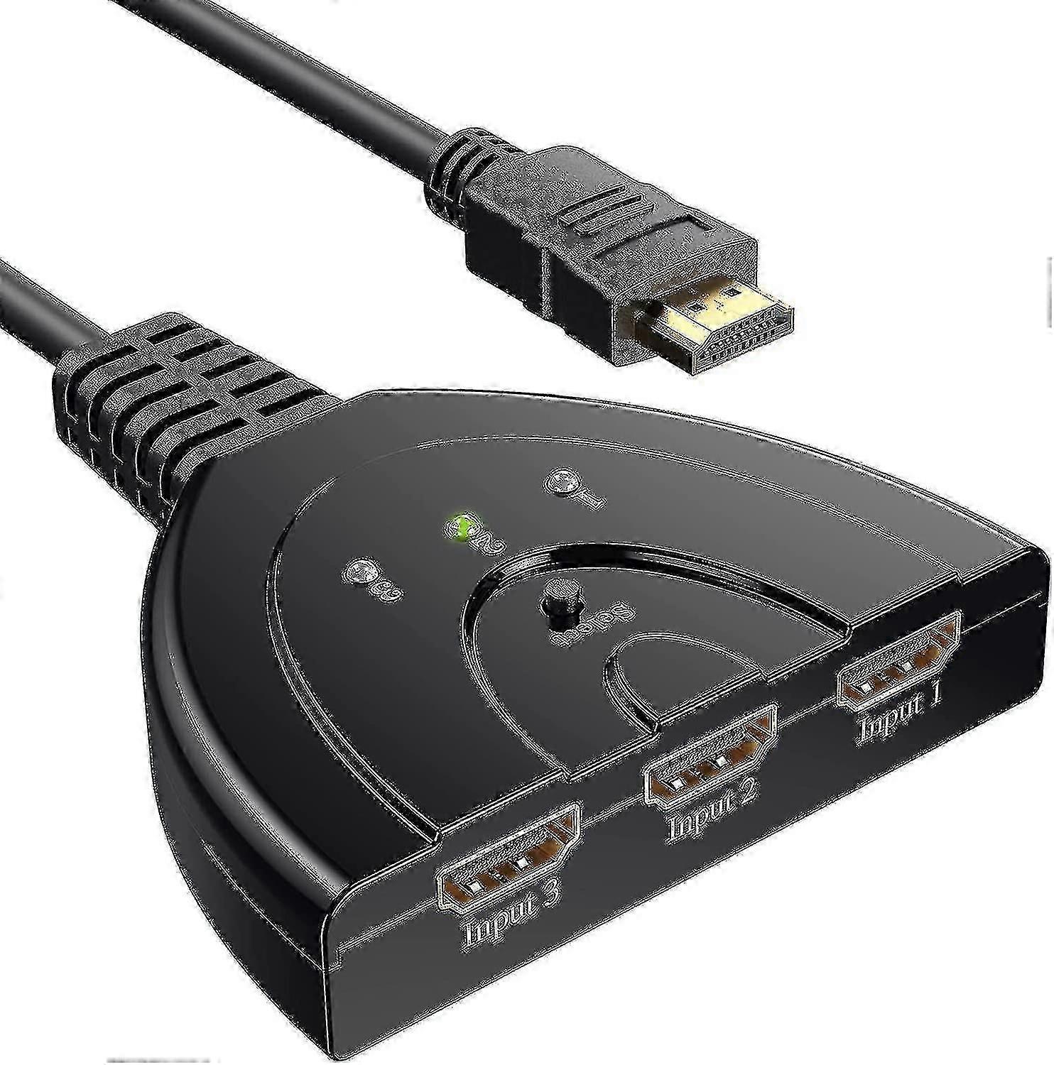 Hdmi Switcher Gana, Hdmi Switcher, 3 In 1 Hdmi Splitter