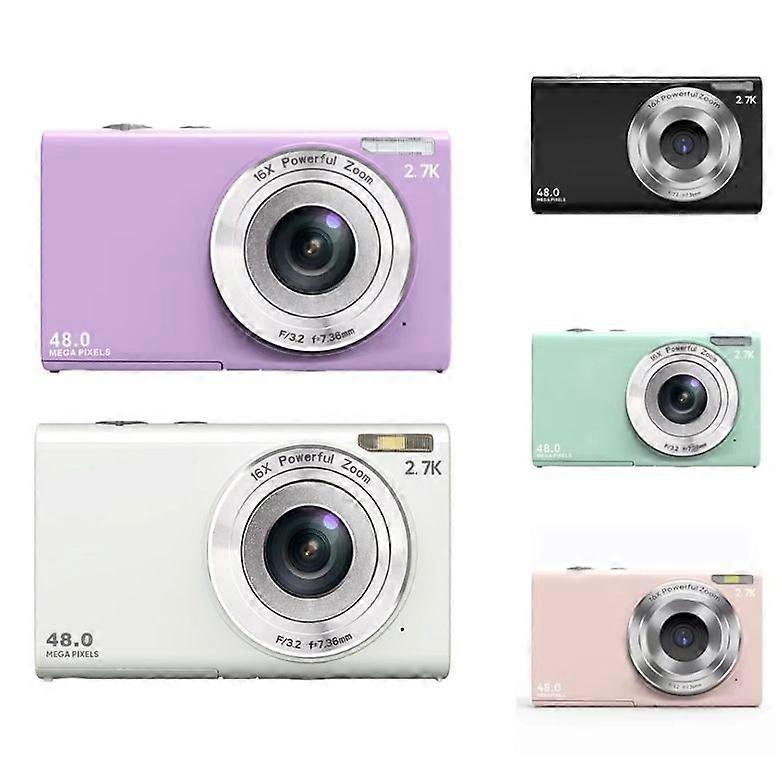 Velours Nostalgia Shot Digital Camera, Autofocus Uhd 4k Vlogging Camera