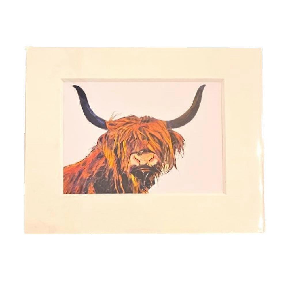 "May at Spean Bridge" Highland Cow Print 10" x 8" by Nick Field