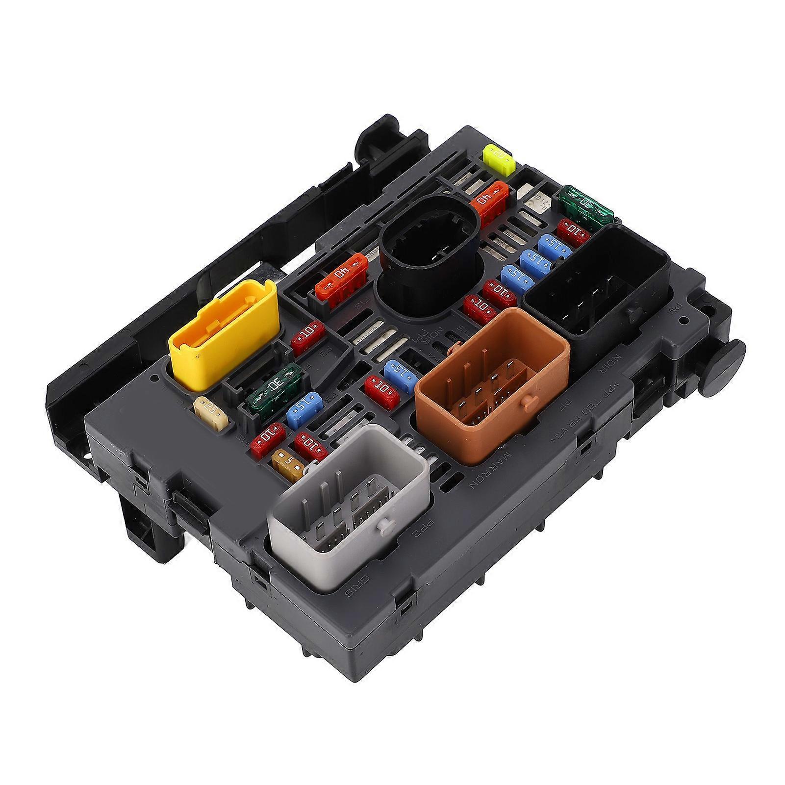 EngineFuseBox CarEngineFuseBlock ElectricalEngineFuseBox FuseBoxfor307Hatchback WaterproofFuseBoxHolder EngineCompartmentFuseBlock