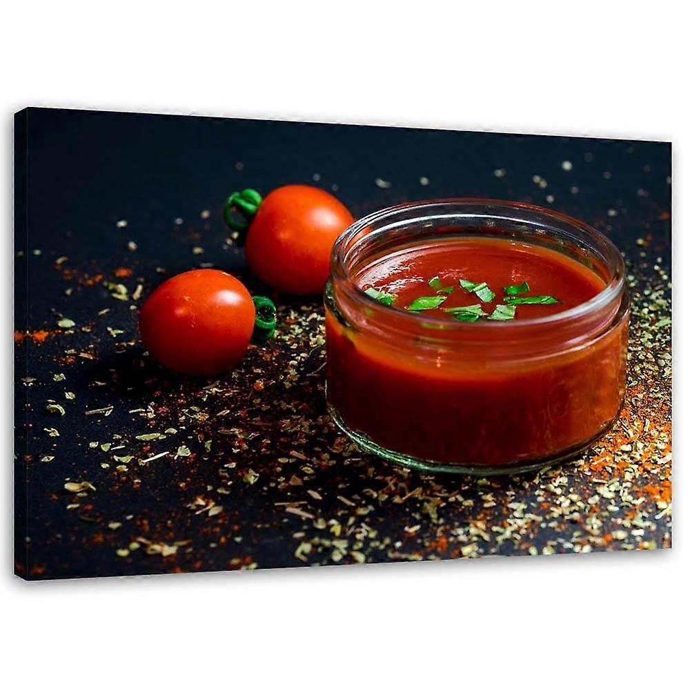 Impression sur toile, Crème de tomate - 120x80