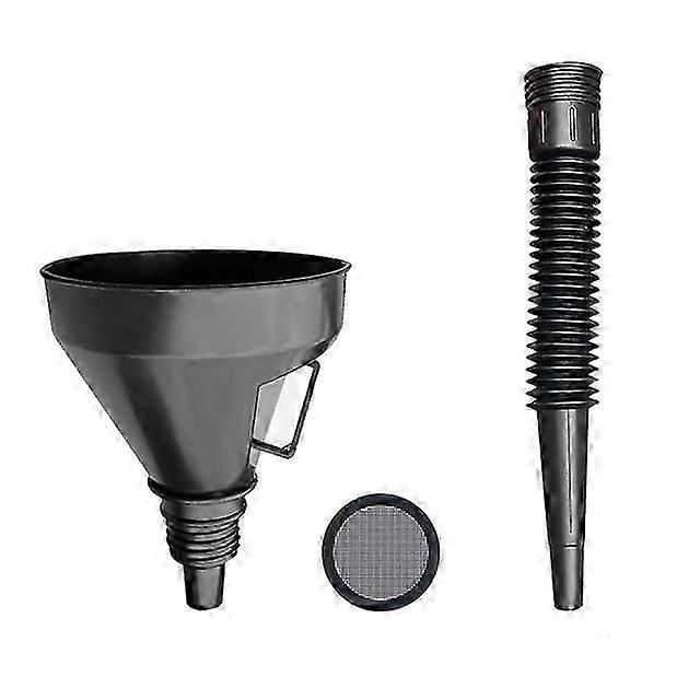 Engine Refueling Funnel With Filter For Car Motorcycle Truck Oil Gasoline Filling Strainer Extension Pipe Hose Funnels Tool