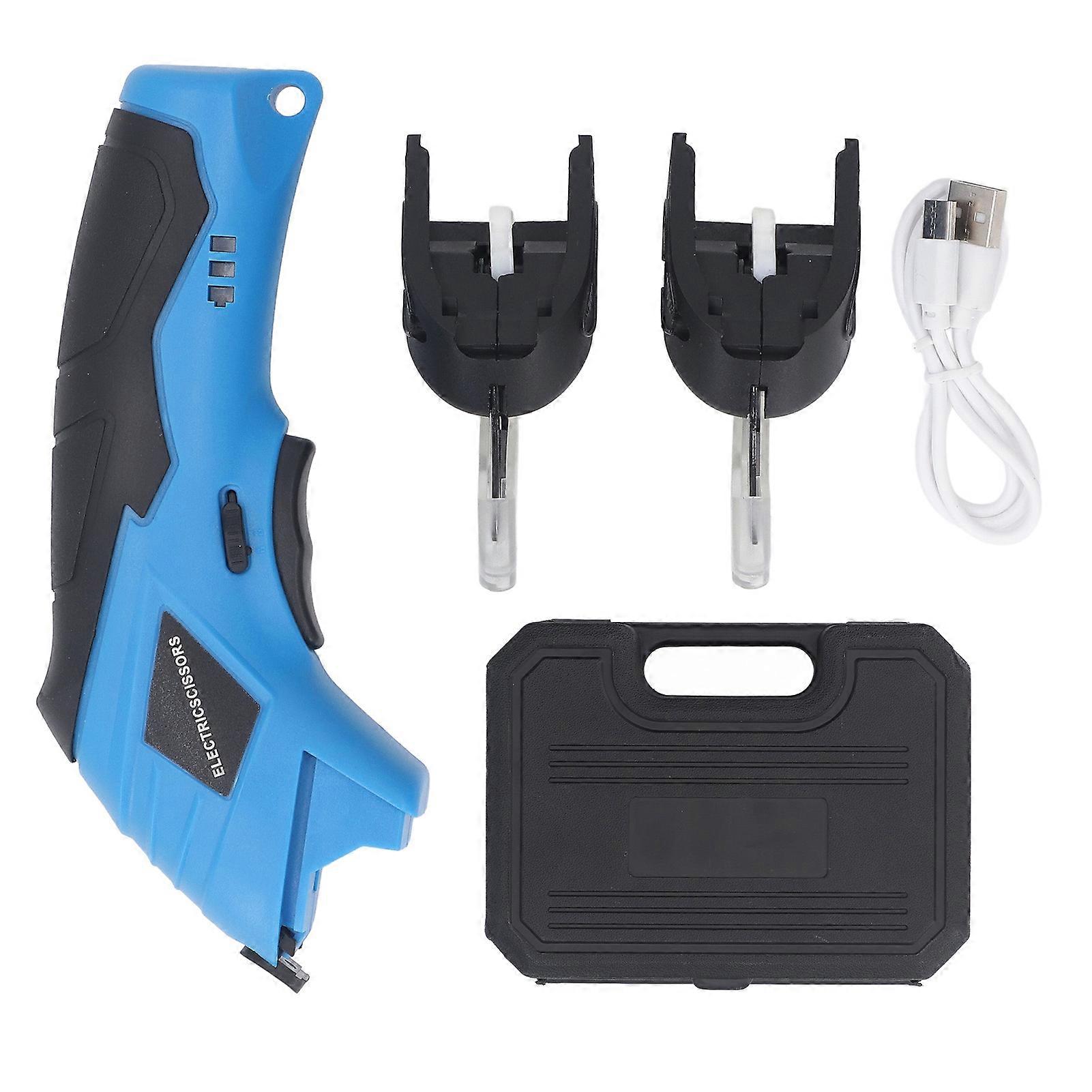 Electric Fabric Scissors Cordless Rechargeable Portable Electric Scissors for Cotton Linen Silk Paper Plastic