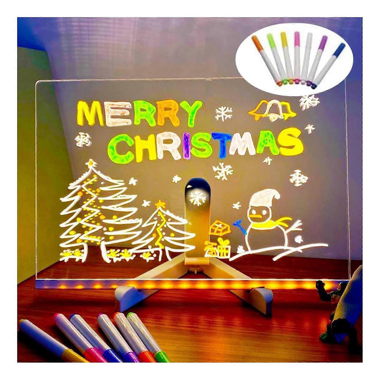Soniee Drawing Board, Soniee Led Draw Boards, Homesnice LED Note Board and Glow Board, Illuminated Acrylic Sticky Note Board