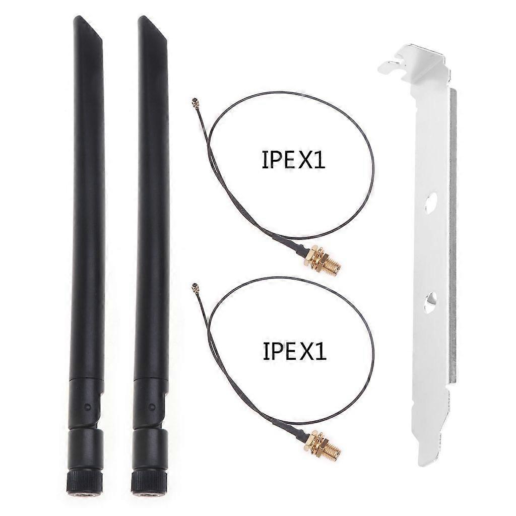 WiFi-Antenne Dualband 2,4 GHz 5,8 GHz 8 DBI RP-SMA-Router für PCI-E WiFi-Karte