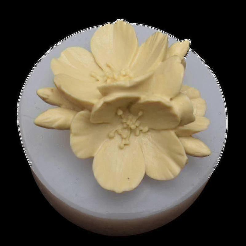 バラの花フォンダン3d DIYを作るためのミニオウルシリコン石鹸型