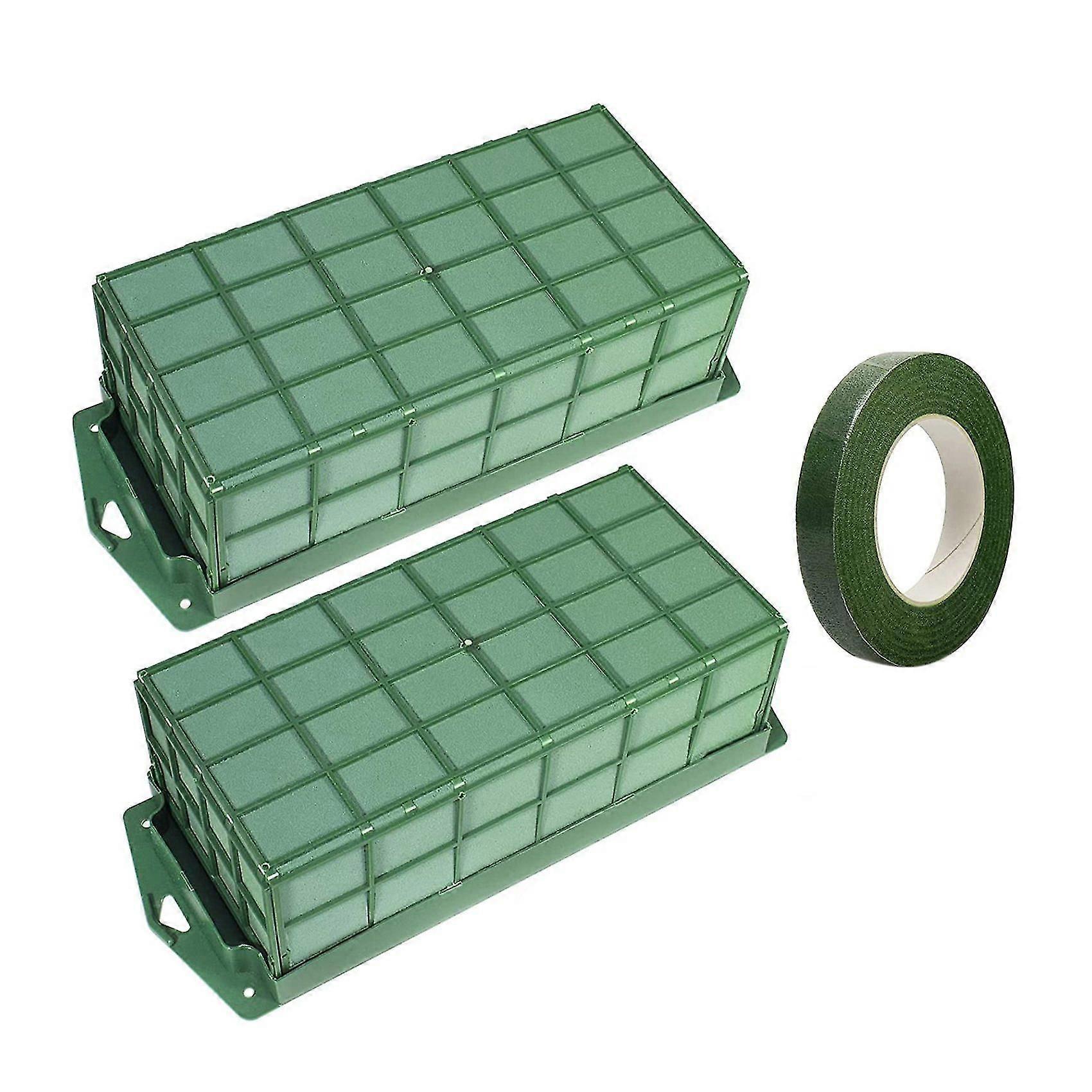 2 Pack Floral Foam Cage For Flower Arrangements Dry And Wet Floral Foam For Artificial Flowers Flor