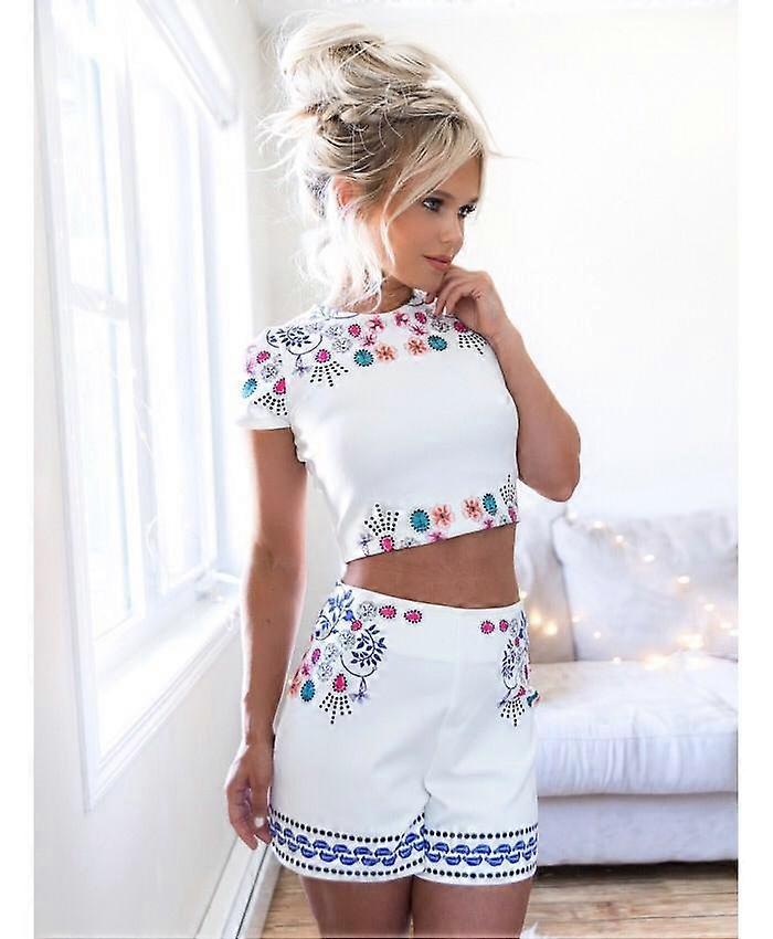 Top & Shorts Set Selini Vit L