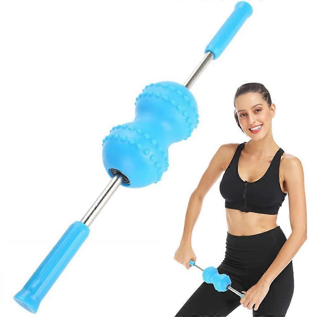 Muscle Roller Stick Massager for Sore Muscles, Back Roller, Deep Tissue Foam Roller