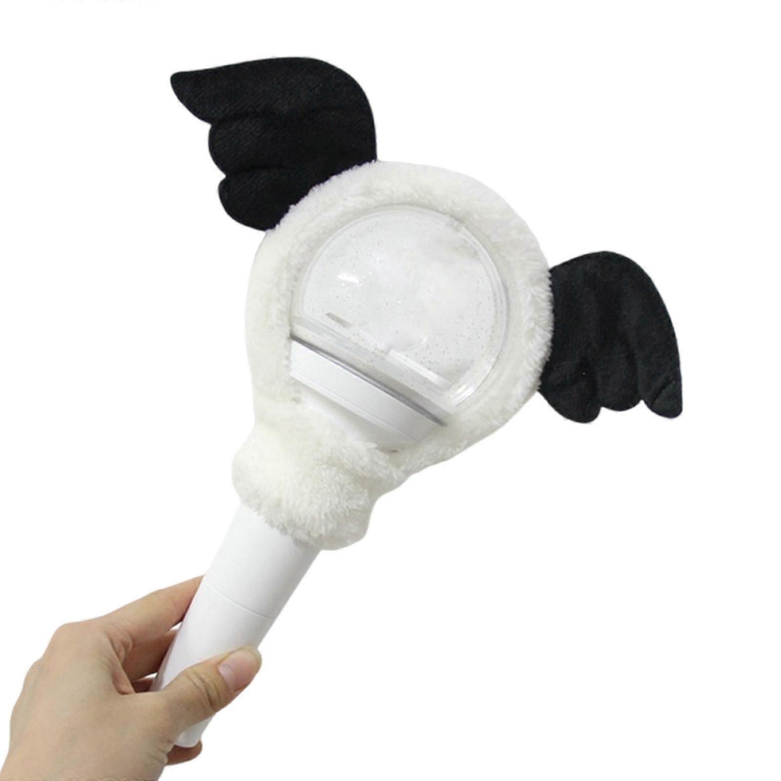 Concert Light Stick Cover for Fan Cartoon Plush Sleeve Keep Your Light Stick Scratchproof Glow Stick Decorative Sheath